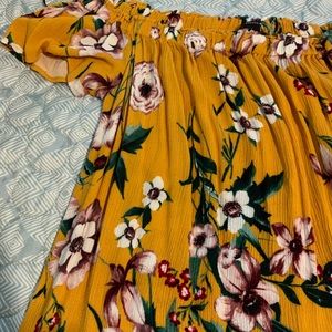 Off the shoulder dress